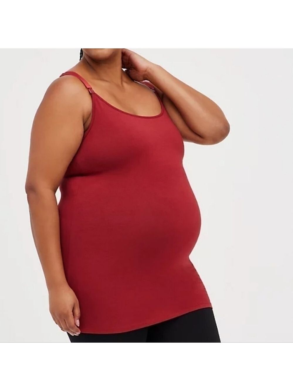 1X • Torrid • Maternity Nursing Cami In foxy wine